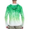 imageRoadbox Mens UPF 50 Sun Protection Rash Guard UV Outdoor Fishing Long Sleeve Shirts Swimming Hiking Shirt with ThumbholesGreen Sparkling