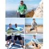 imageRoadbox Mens UPF 50 Sun Protection Rash Guard UV Outdoor Fishing Long Sleeve Shirts Swimming Hiking Shirt with ThumbholesOcean Blue