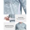 imageRoadbox Mens UPF 50 Sun Protection Rash Guard UV Outdoor Fishing Long Sleeve Shirts Swimming Hiking Shirt with ThumbholesSilver Gray