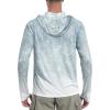 imageRoadbox Mens UPF 50 Sun Protection Rash Guard UV Outdoor Fishing Long Sleeve Shirts Swimming Hiking Shirt with ThumbholesSilver Gray