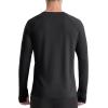 imageRoadbox Mens UPF 50 Swim Rash Guard Long Sleeve UV Sun Protection SPF Water Shirts Quick Dry for Outdoor Fishing Hiking Black