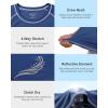imageRoadbox Mens UPF 50 Swim Shirts Short Sleeve UV Sun Protection Rash Guard TShirt Quick Dry Water Surfing Beach TeesDeep Blue