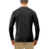 imageRoadbox Mens UPF 50 UV Sun Protection Shirts Outdoor Long Sleeve SPF Rash Guard for Fishing Hiking Swimming Running2 Pack  Black white