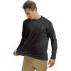 imageRoadbox Mens UPF 50 UV Sun Protection Shirts Outdoor Long Sleeve SPF Rash Guard for Fishing Hiking Swimming Running2 Pack  Black white