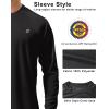 imageRoadbox Mens UPF 50 UV Sun Protection Shirts Outdoor Long Sleeve SPF Rash Guard for Fishing Hiking Swimming Running2 Pack  Black white