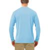imageRoadbox Mens UPF 50 UV Sun Protection Shirts Outdoor Long Sleeve SPF Rash Guard for Fishing Hiking Swimming Running2 Pack  Blue green