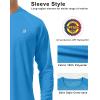 imageRoadbox Mens UPF 50 UV Sun Protection Shirts Outdoor Long Sleeve SPF Rash Guard for Fishing Hiking Swimming Running2 Pack  Campanula Blue