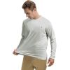 imageRoadbox Mens UPF 50 UV Sun Protection Shirts Outdoor Long Sleeve SPF Rash Guard for Fishing Hiking Swimming Running2 Pack  Campanula Blue gray