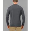 imageRoadbox Mens UPF 50 UV Sun Protection Shirts Outdoor Long Sleeve SPF Rash Guard for Fishing Hiking Swimming Running2 Pack  Dark Gray