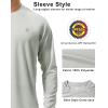 imageRoadbox Mens UPF 50 UV Sun Protection Shirts Outdoor Long Sleeve SPF Rash Guard for Fishing Hiking Swimming Running2 Pack  Gray