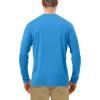 imageRoadbox Mens UPF 50 UV Sun Protection Shirts Outdoor Long Sleeve SPF Rash Guard for Fishing Hiking Swimming RunningCampanula Blue