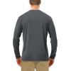 imageRoadbox Mens UPF 50 UV Sun Protection Shirts Outdoor Long Sleeve SPF Rash Guard for Fishing Hiking Swimming RunningDark Gray