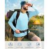 imageRoadbox Mens UPF 50 UV Sun Protection Shirts Outdoor Long Sleeve SPF Rash Guard for Fishing Hiking Swimming RunningLight Green