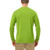 imageRoadbox Mens UPF 50 UV Sun Protection Shirts Outdoor Long Sleeve SPF Rash Guard for Fishing Hiking Swimming RunningLime Green