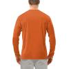 imageRoadbox Mens UPF 50 UV Sun Protection Shirts Outdoor Long Sleeve SPF Rash Guard for Fishing Hiking Swimming RunningOrange