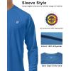 imageRoadbox Mens UPF 50 UV Sun Protection Shirts Outdoor Long Sleeve SPF Rash Guard for Fishing Hiking Swimming RunningVivid Blue