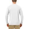 imageRoadbox Mens UPF 50 UV Sun Protection Shirts Outdoor Long Sleeve SPF Rash Guard for Fishing Hiking Swimming RunningWhite