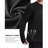 imageRoadbox Mens UPF 50 UV Sun Protection Shirts SPF Long Sleeve Lightweight Water Swim Rash Guard for Fishing Running HikingBlack