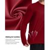 imageRoadbox Mens UPF 50 UV Sun Protection Shirts SPF Long Sleeve Lightweight Water Swim Rash Guard for Fishing Running HikingCrimson