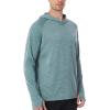 imageRoadbox UPF 50 Fishing Shirts for Men Long Sleeve SPF UV Sun Protection Hoodie with Thumb Holes Swim Running Rash GuardGrey Green