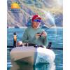 imageRoadbox UPF 50 Fishing Shirts for Men Long Sleeve SPF UV Sun Protection Hoodie with Thumb Holes Swim Running Rash GuardGrey Green