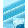 imageRoadbox UPF 50 Fishing Shirts for Men Long Sleeve SPF UV Sun Protection Hoodie with Thumb Holes Swim Running Rash GuardLight Blue
