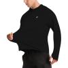 imageRoadbox UPF 50 Fishing Shirts for Men Long Sleeve UV Protection Sun Hoodie Swim Rash Guard for Hiking Running WorkoutBlack