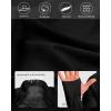 imageRoadbox UPF 50 Fishing Shirts for Men Long Sleeve UV Protection Sun Hoodie Swim Rash Guard for Hiking Running WorkoutBlack