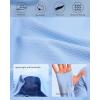 imageRoadbox UPF 50 Fishing Shirts for Men Long Sleeve UV Protection Sun Hoodie Swim Rash Guard for Hiking Running WorkoutBlue