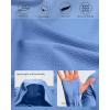 imageRoadbox UPF 50 Fishing Shirts for Men Long Sleeve UV Protection Sun Hoodie Swim Rash Guard for Hiking Running WorkoutUltramarine