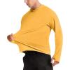 imageRoadbox UPF 50 Fishing Shirts for Men Long Sleeve UV Protection Sun Hoodie Swim Rash Guard for Hiking Running WorkoutYellow