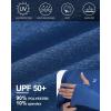 imageRoadbox UPF 50 Mens Swim Shirts Long Sleeve Sun Protection Fishing Rash Guard Quick Dry UV Hiking Shirt with ThumbholeRoyal Blue