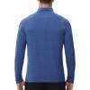 imageRoadbox UPF 50 Running Shirts for Men  Long Sleeve Quick Dry 14 Zip Pullover for Fishing Outdoor Hiking Athletic WorkoutDeep Orchid