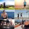imageRoadbox Workout Shorts for Men Athletic Gym Running Basketball Quick Dry Short 7 Inch with Pockets for Fitness Sports 2 PackBlackmedium Gray