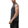 imageRoadbox Workout Sleeveless Shirts for Men Athletic Gym Basketball Quick Dry Muscle Tank TopsMedium Gray