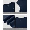 imageRoadbox Workout Sleeveless Shirts for Men Athletic Gym Basketball Quick Dry Muscle Tank TopsNavy Blue