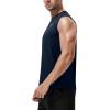 imageRoadbox Workout Sleeveless Shirts for Men Athletic Gym Basketball Quick Dry Muscle Tank TopsNavy Blue