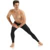 imageRoadbox 1 2 or 3 Pack Mens Compression Pants Athletic Base Layer Cycling Tights Leggings for Running Yoga Basketball1 Packblack