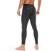 imageRoadbox 1 2 or 3 Pack Mens Compression Pants Athletic Base Layer Cycling Tights Leggings for Running Yoga Basketball1 Packdark Gray