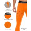 imageRoadbox 1 2 or 3 Pack Mens Compression Pants Athletic Base Layer Cycling Tights Leggings for Running Yoga Basketball1 Packorange
