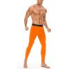 imageRoadbox 1 2 or 3 Pack Mens Compression Pants Athletic Base Layer Cycling Tights Leggings for Running Yoga Basketball1 Packorange
