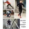 imageRoadbox 1 2 or 3 Pack Mens Compression Pants Athletic Base Layer Cycling Tights Leggings for Running Yoga Basketball1 Packorange
