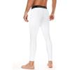 imageRoadbox 1 2 or 3 Pack Mens Compression Pants Athletic Base Layer Cycling Tights Leggings for Running Yoga Basketball1 Packwhite