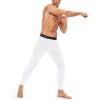 imageRoadbox 1 2 or 3 Pack Mens Compression Pants Athletic Base Layer Cycling Tights Leggings for Running Yoga Basketball2 Packwhitewhite