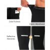 imageRoadbox 12 Pack Compression Pants for Men Running Tights Athletic Football Leggings Cycling Base Layer with Pockets1 Packblack