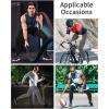 imageRoadbox 12 Pack Compression Pants for Men Running Tights Athletic Football Leggings Cycling Base Layer with Pockets1 Packdeep Sea Blue