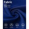 imageRoadbox 12 Pack Compression Pants for Men Running Tights Athletic Football Leggings Cycling Base Layer with Pockets1 Packocean Blue