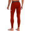 imageRoadbox 12 Pack Compression Pants for Men Running Tights Athletic Football Leggings Cycling Base Layer with Pockets1 Packtomato Red