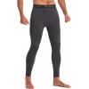 imageRoadbox 12 Pack Thermal Compression Pants for Men Fleece Lined Football Running Tights Base Layer Leggings with Pockets1packdark Gray