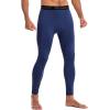 imageRoadbox 12 Pack Thermal Compression Pants for Men Fleece Lined Football Running Tights Base Layer Leggings with Pockets1packnavy Blue